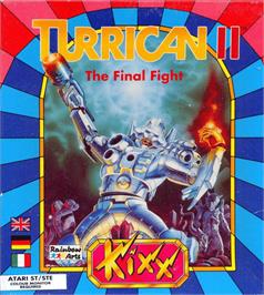 Box cover for Turrican 2 - The Final Fight on the Atari ST.