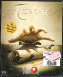 Box cover for Tusker on the Atari ST.