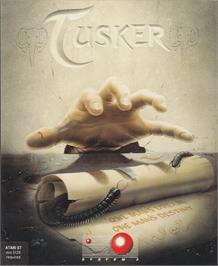 Box cover for Tusker on the Atari ST.