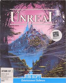 Box cover for Unreal on the Atari ST.