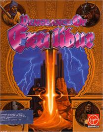 Box cover for Vengeance of Excalibur on the Atari ST.