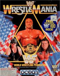 Box cover for WWF Wrestlemania on the Atari ST.