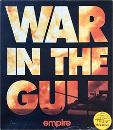 Box cover for War In The Gulf on the Atari ST.