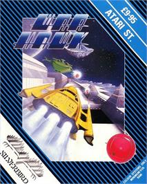 Box cover for Warhawk on the Atari ST.