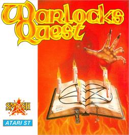 Box cover for Warlock's Quest on the Atari ST.