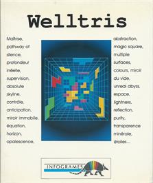 Box cover for Welltris on the Atari ST.