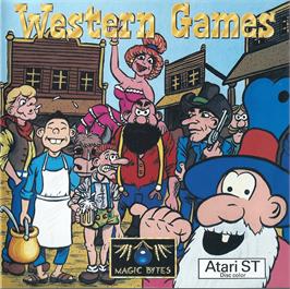Box cover for Western Games on the Atari ST.