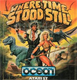 Box cover for Where Time Stood Still on the Atari ST.