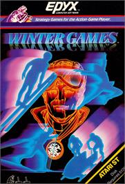 Box cover for Winter Games on the Atari ST.