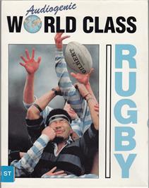 Box cover for World Class Soccer on the Atari ST.