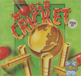 Box cover for World Cricket on the Atari ST.