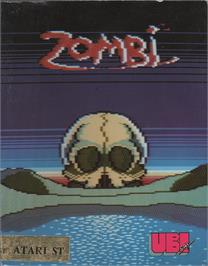 Box cover for Zombi on the Atari ST.