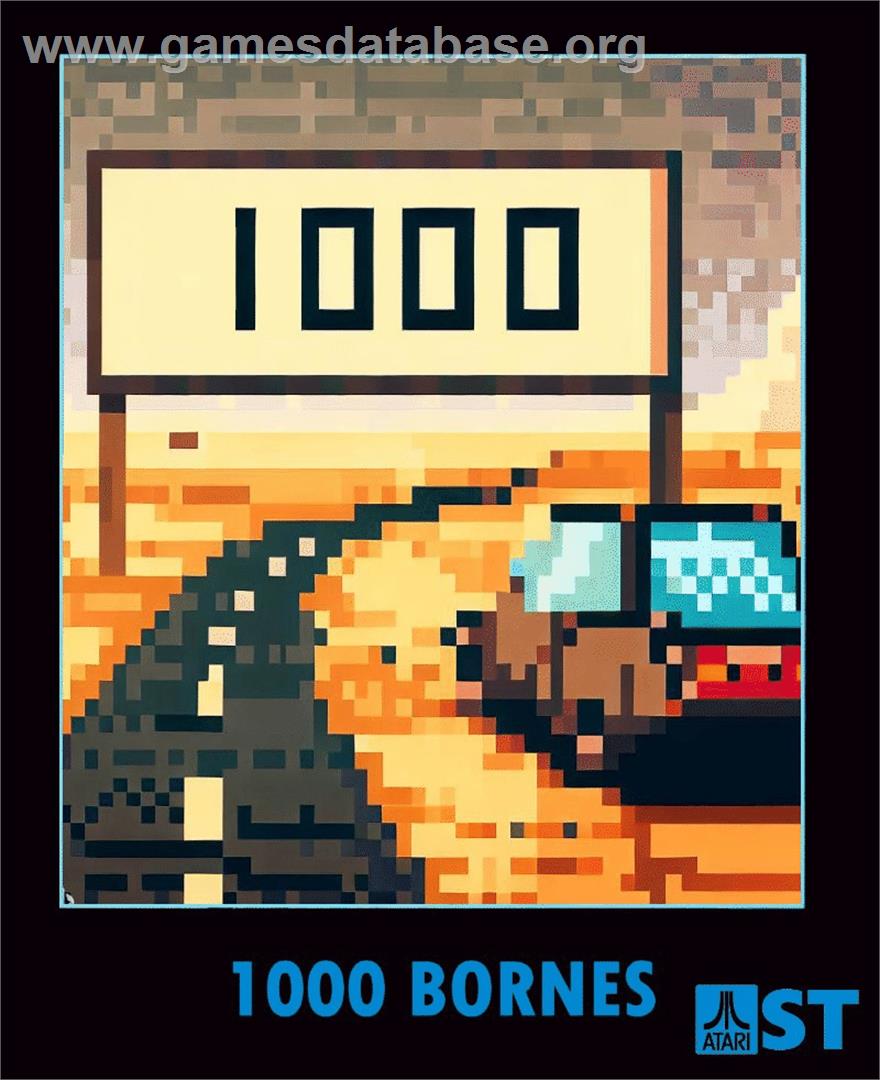 1000 Bornes - Atari ST - Artwork - Box