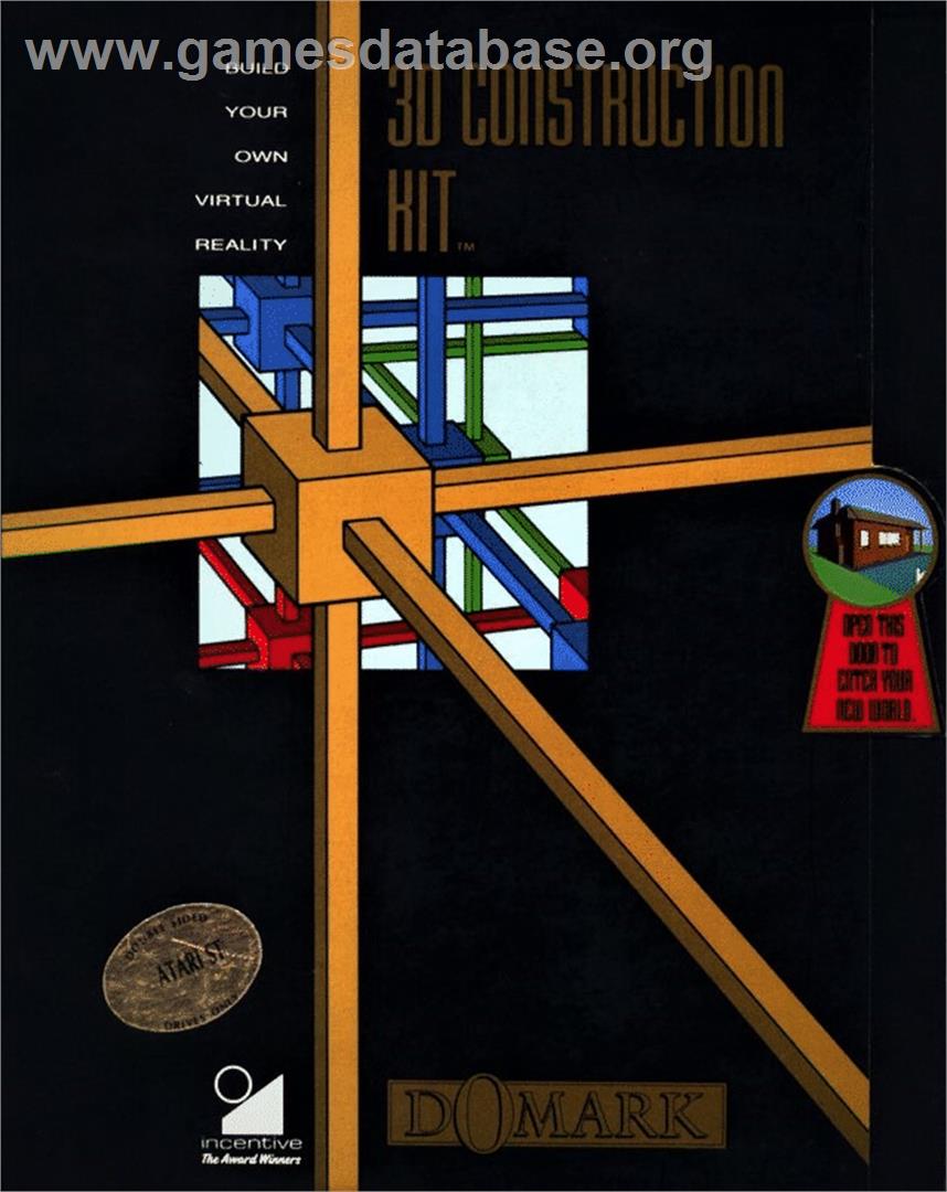 3D Construction Kit - Atari ST - Artwork - Box
