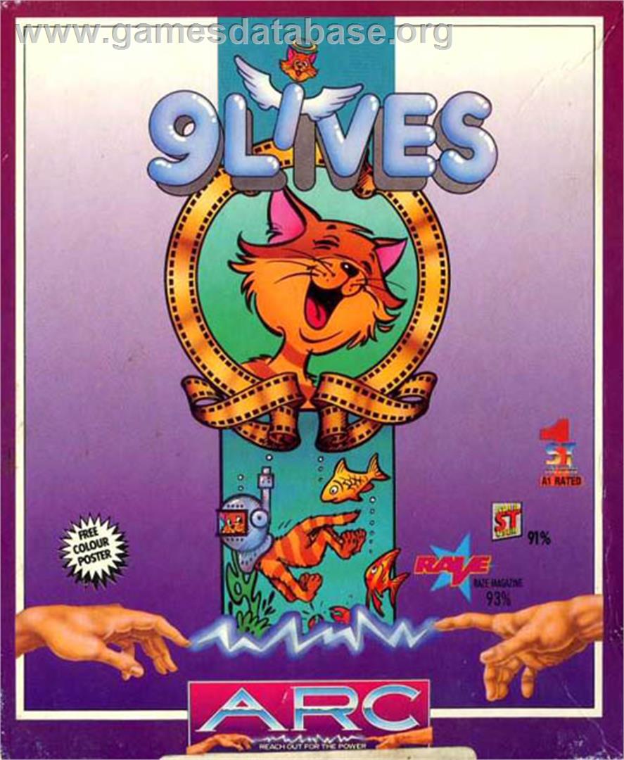9 Lives - Atari ST - Artwork - Box