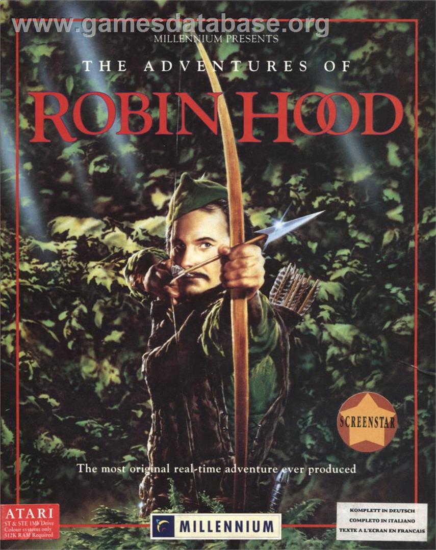 Adventures of Robin Hood - Atari ST - Artwork - Box