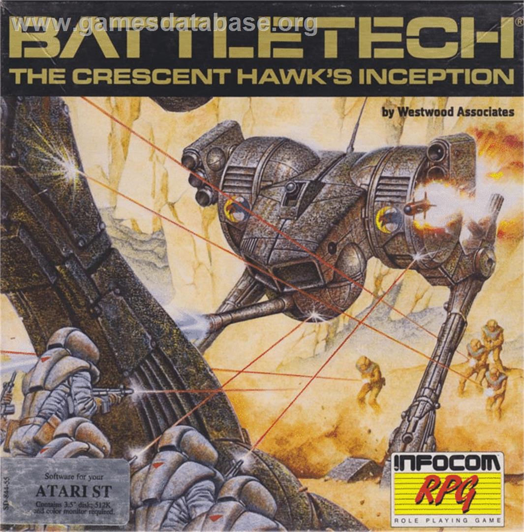 Battletech: The Crescent Hawk's Inception - Atari ST - Artwork - Box