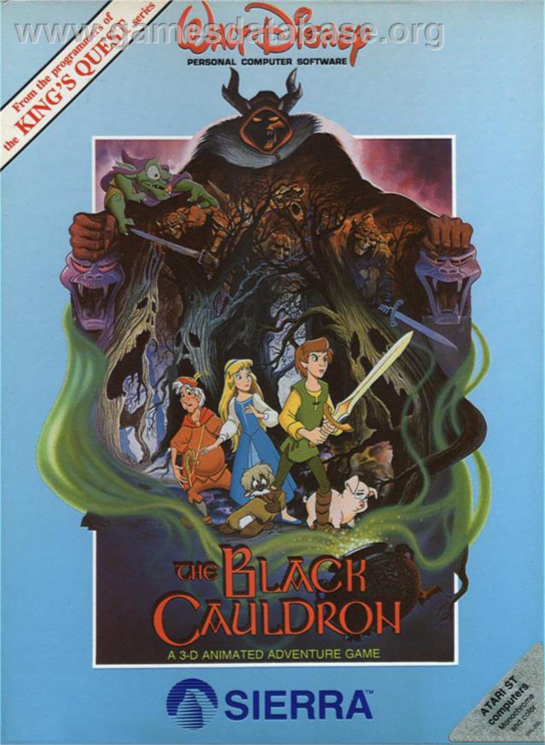 Black Cauldron - Atari ST - Artwork - Box