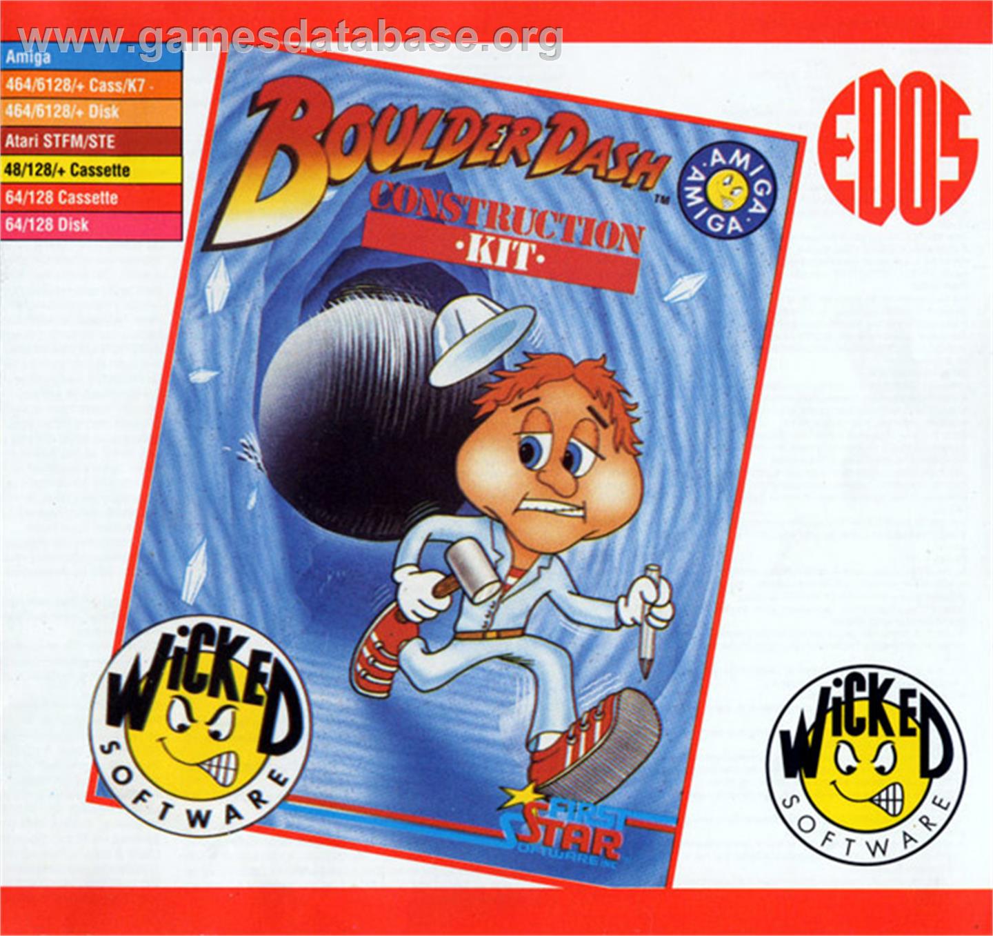 Boulder Dash Construction Kit - Atari ST - Artwork - Box