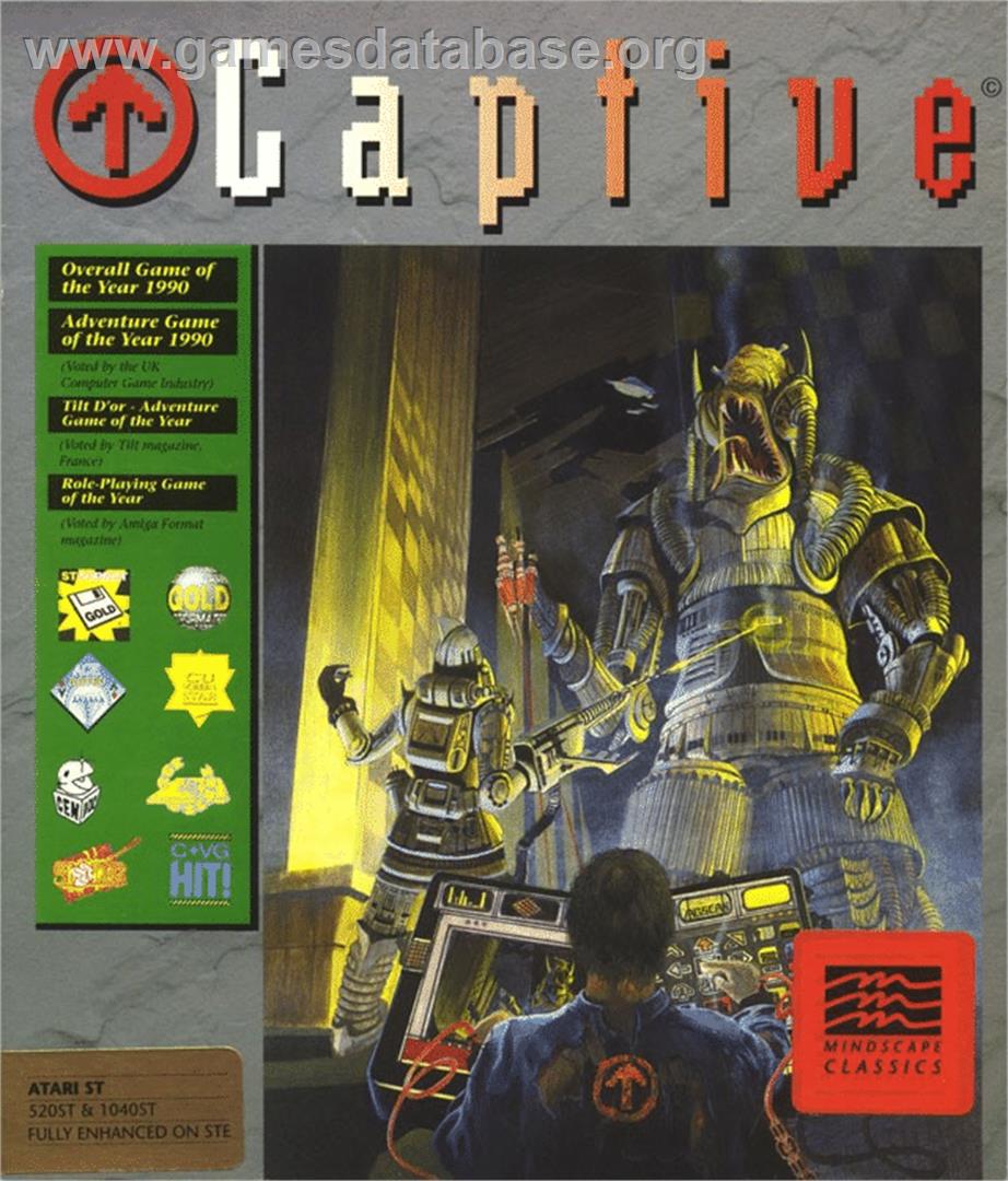 Captive - Atari ST - Artwork - Box