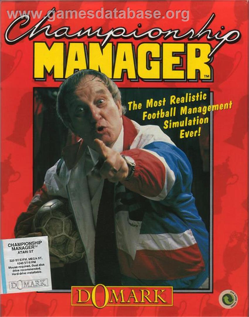 Championship Manager - Atari ST - Artwork - Box