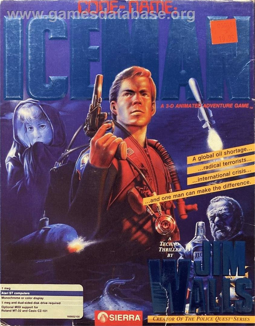 Code-Name - Iceman - Atari ST - Artwork - Box