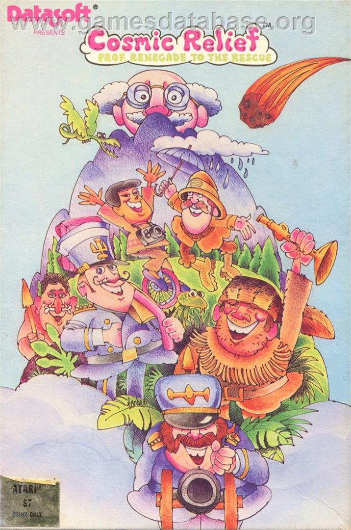 Cosmic Relief: Prof. Renegade to the Rescue - Atari ST - Artwork - Box