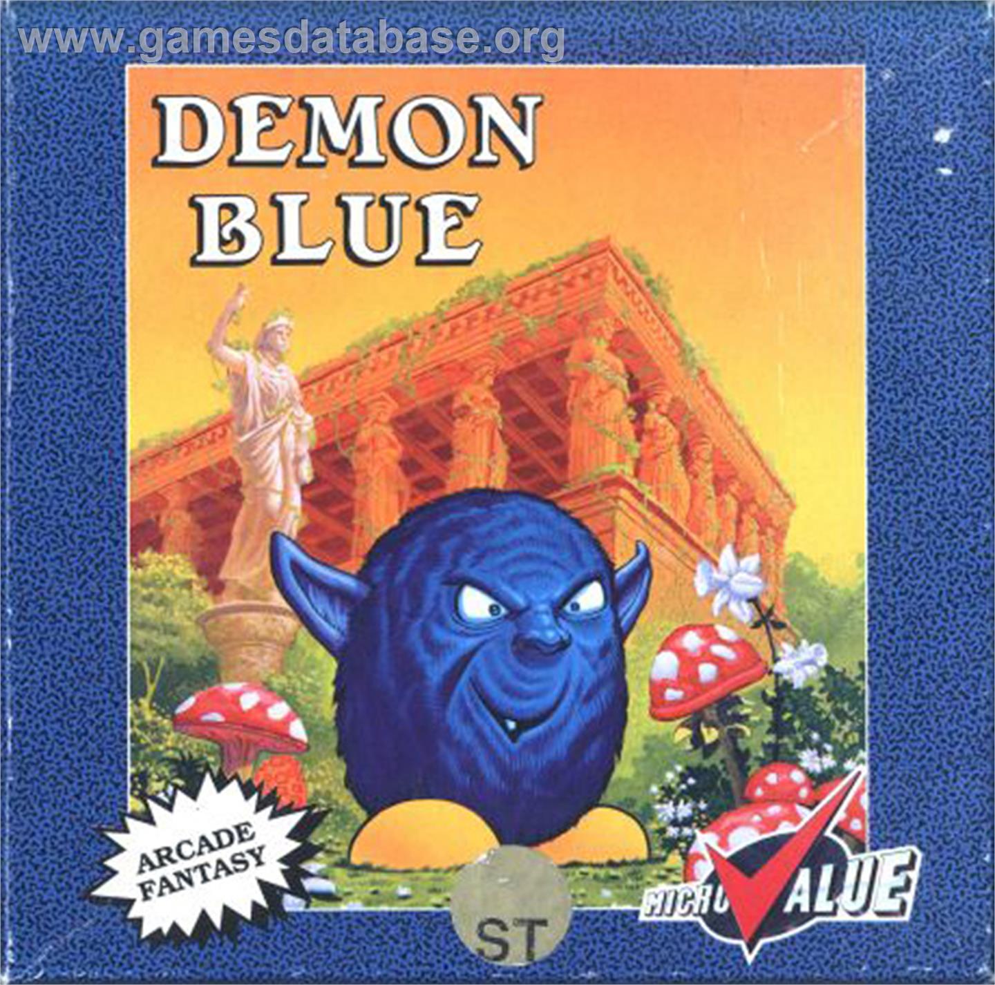 Demon Blue - Atari ST - Artwork - Box