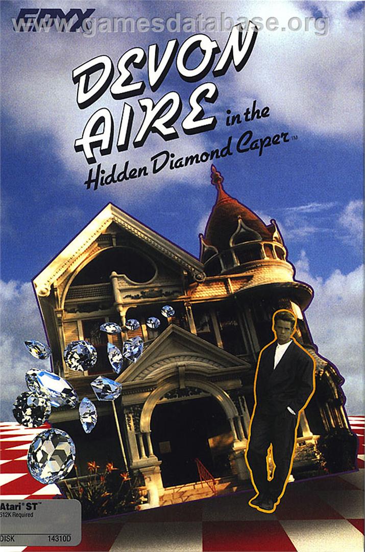 Devon Aire in the Hidden Diamond Caper - Atari ST - Artwork - Box