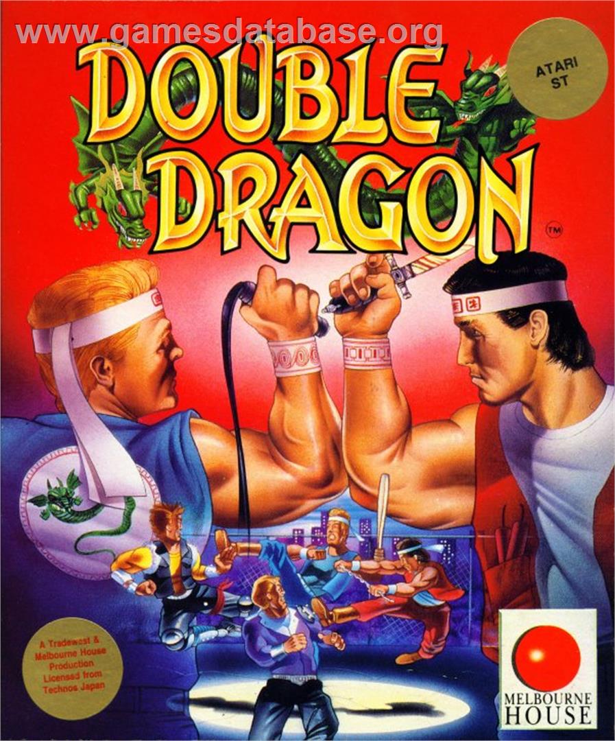 Double Dragon - Atari ST - Artwork - Box