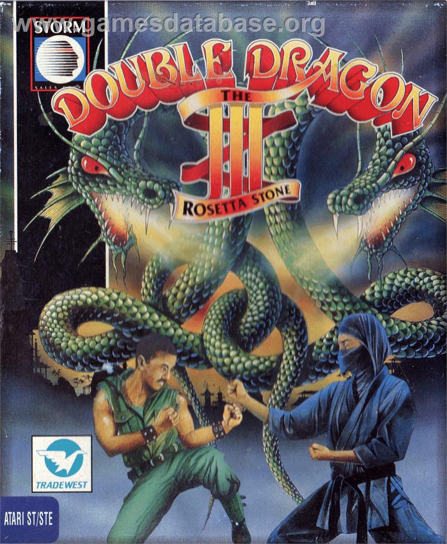 Double Dragon 3 - The Rosetta Stone - Atari ST - Artwork - Box