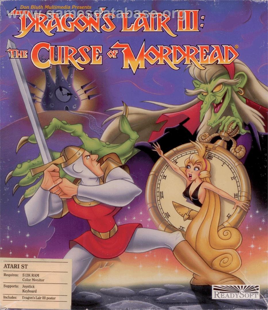 Dragon's Lair 3: The Curse of Mordread - Atari ST - Artwork - Box