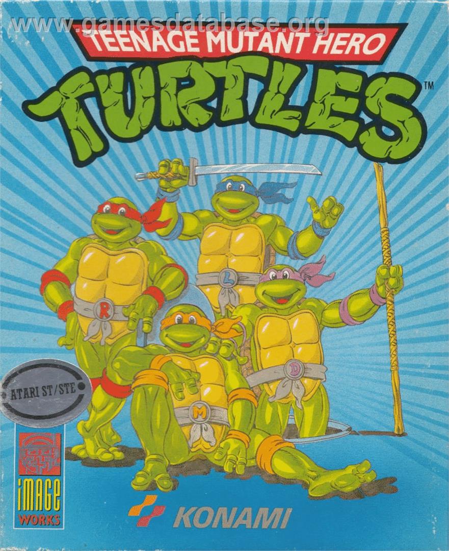 Electric Crayon Deluxe: Teenage Mutant Hero Turtles: World Tour - Atari ST - Artwork - Box