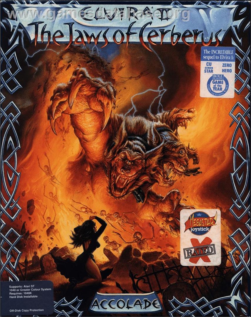 Elvira 2 - Atari ST - Artwork - Box