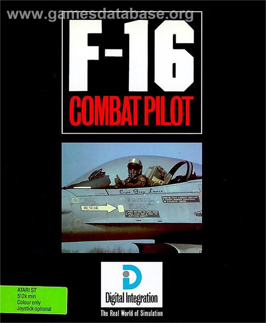 F-16 Combat Pilot - Atari ST - Artwork - Box