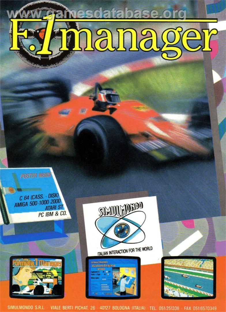 F.1 Manager - Atari ST - Artwork - Box