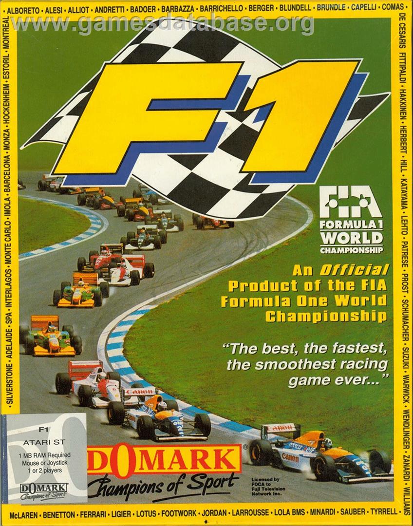 F1 - Atari ST - Artwork - Box