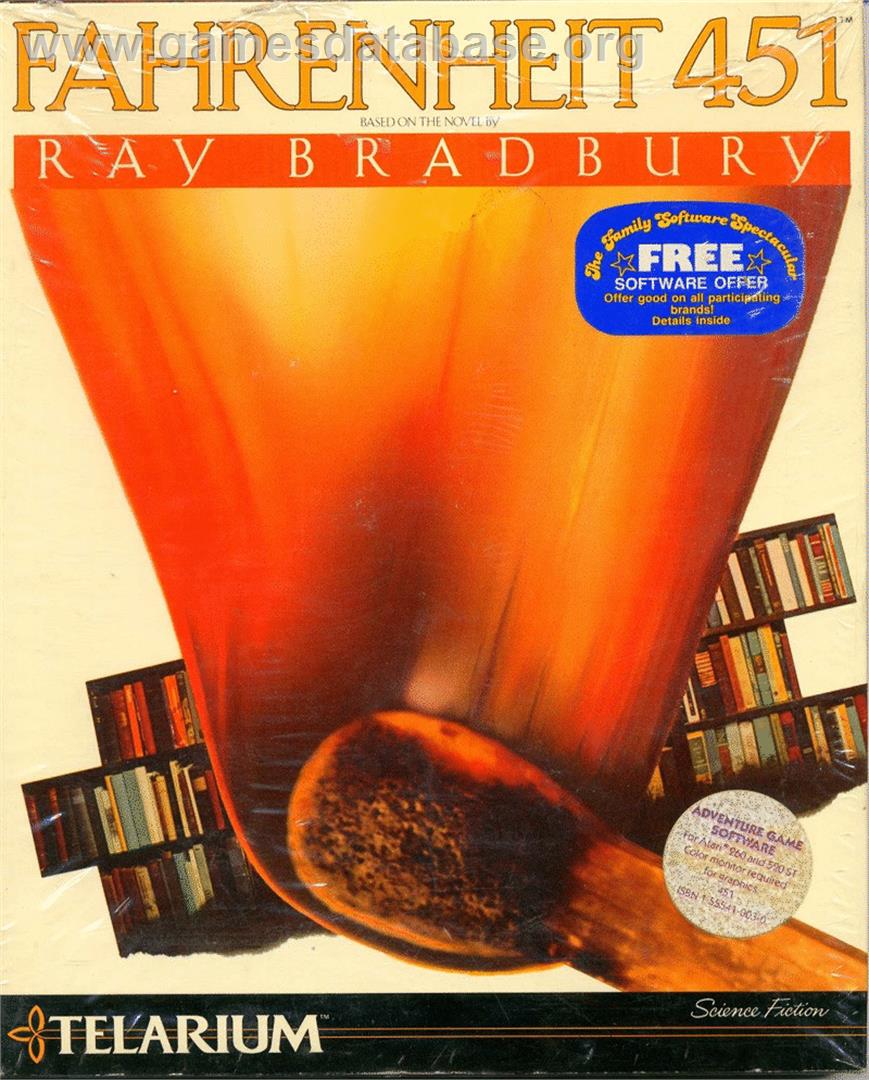 Fahrenheit 451 - Atari ST - Artwork - Box