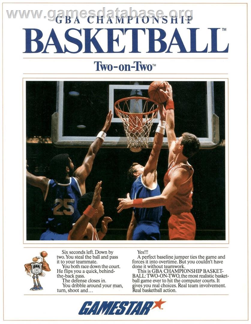 GBA Championship Basketball - Two-on-Two - Atari ST - Artwork - Box