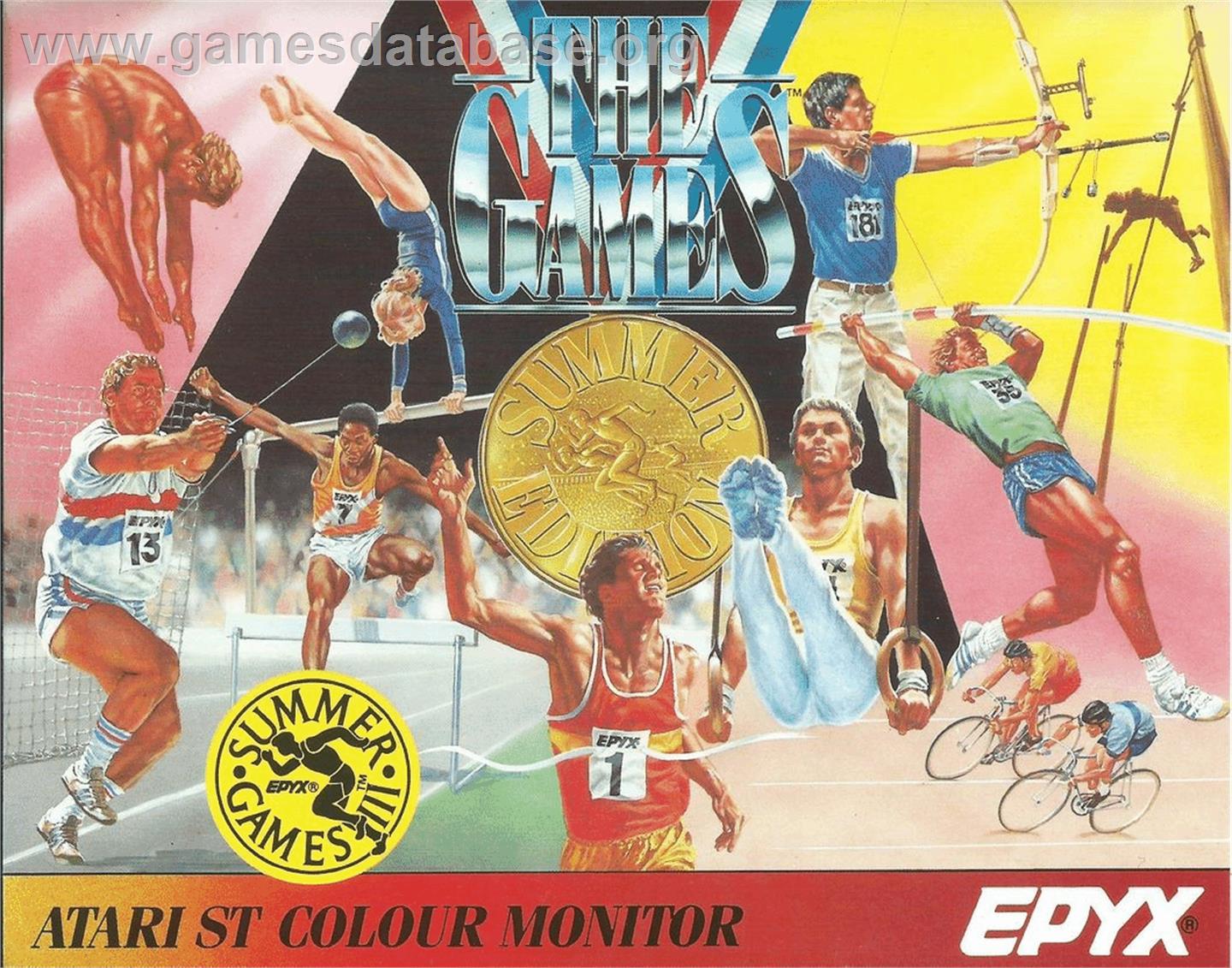 Games, The - Summer Edition - Atari ST - Artwork - Box