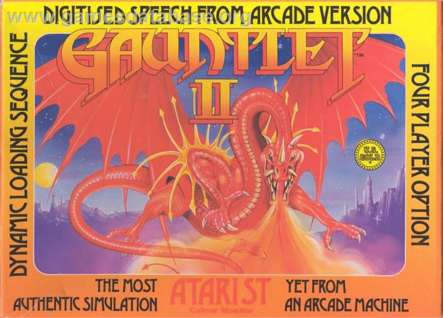 Gauntlet 2 - Atari ST - Artwork - Box