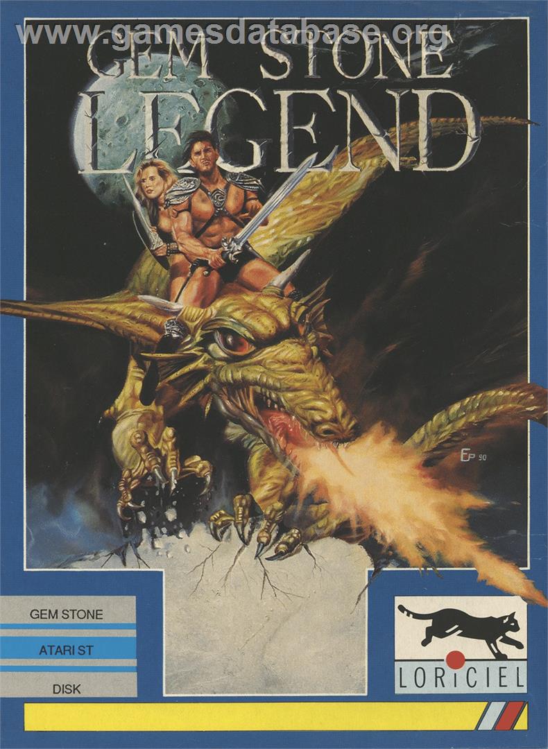 Gem Stone Legend - Atari ST - Artwork - Box