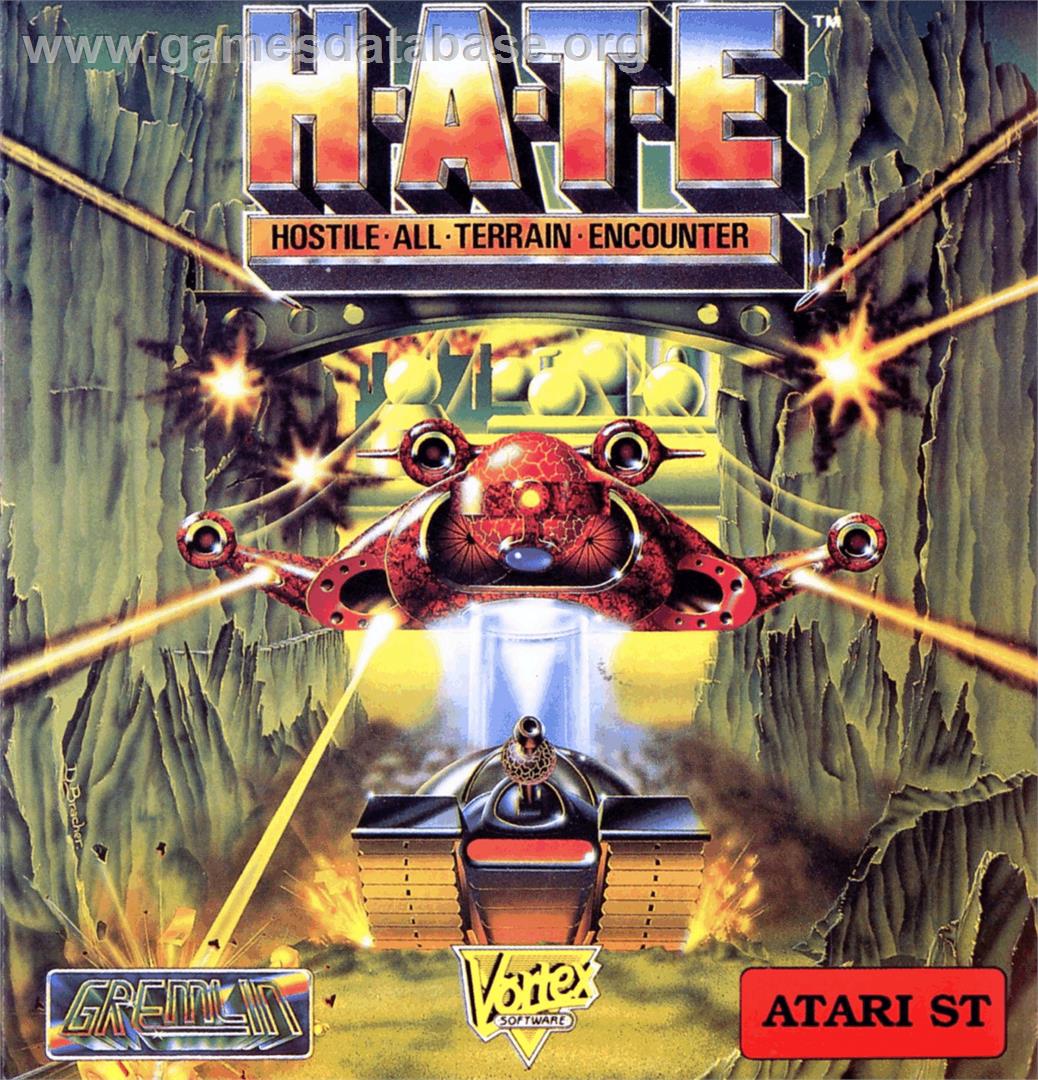 H.A.T.E. - Hostile All Terrain Encounter - Atari ST - Artwork - Box