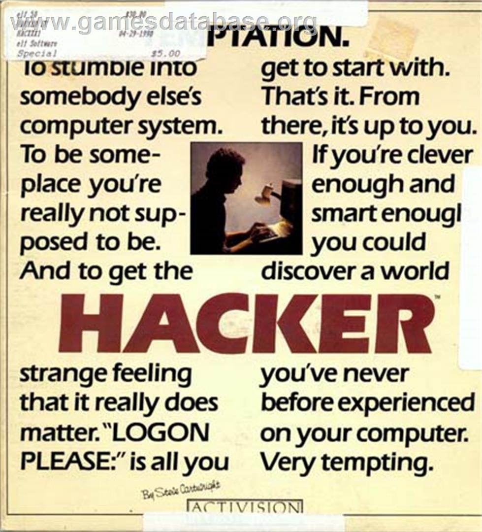 Hacker - Atari ST - Artwork - Box
