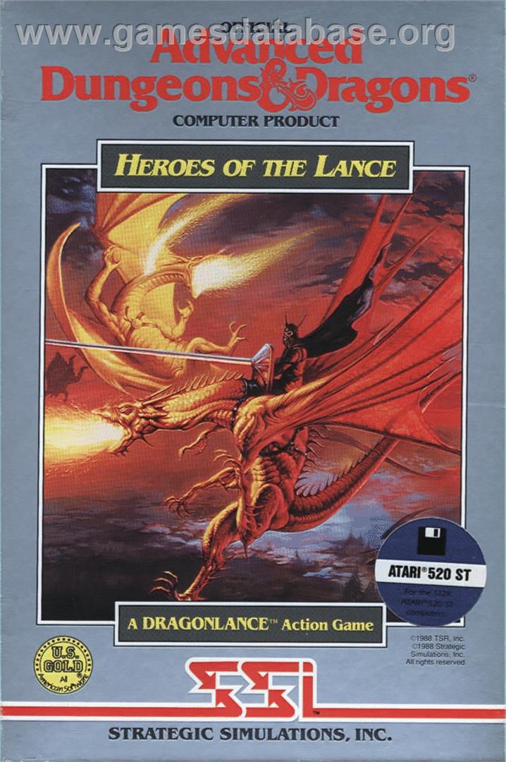 Heroes Of The Lance - Atari ST - Artwork - Box