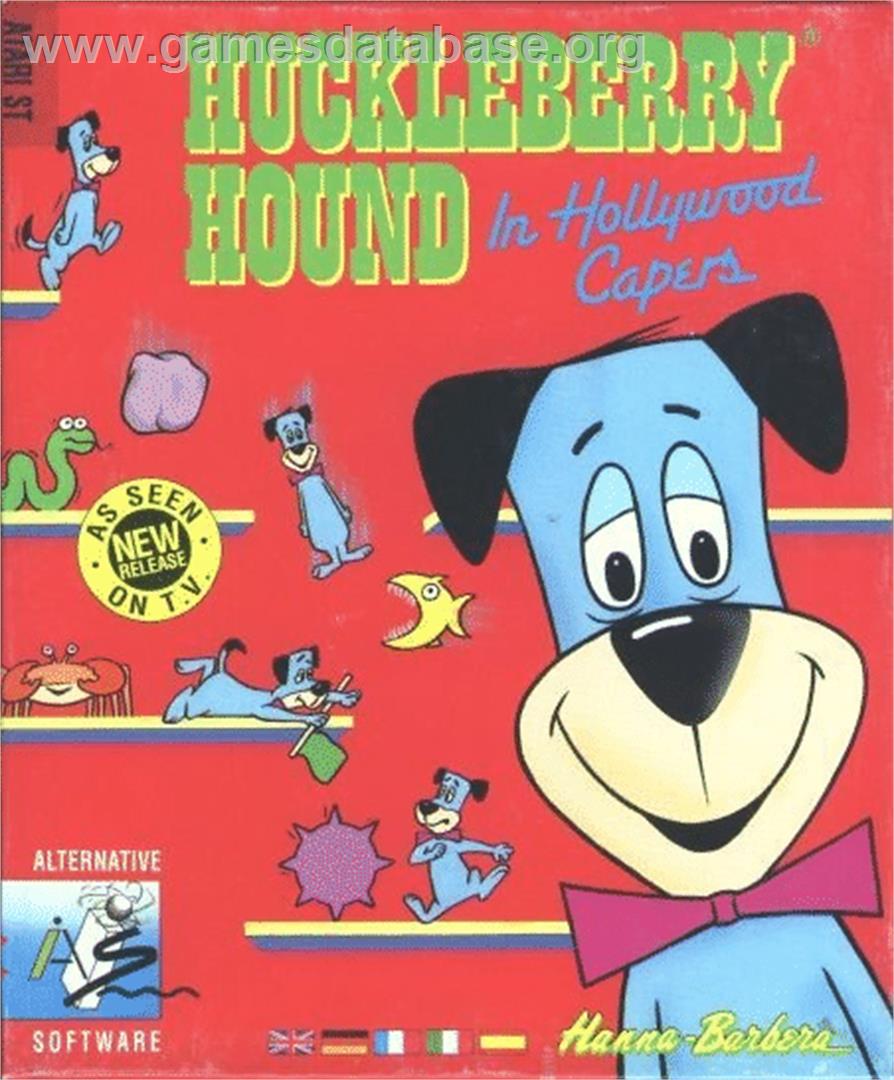 Huckleberry Hound in Hollywood Capers - Atari ST - Artwork - Box