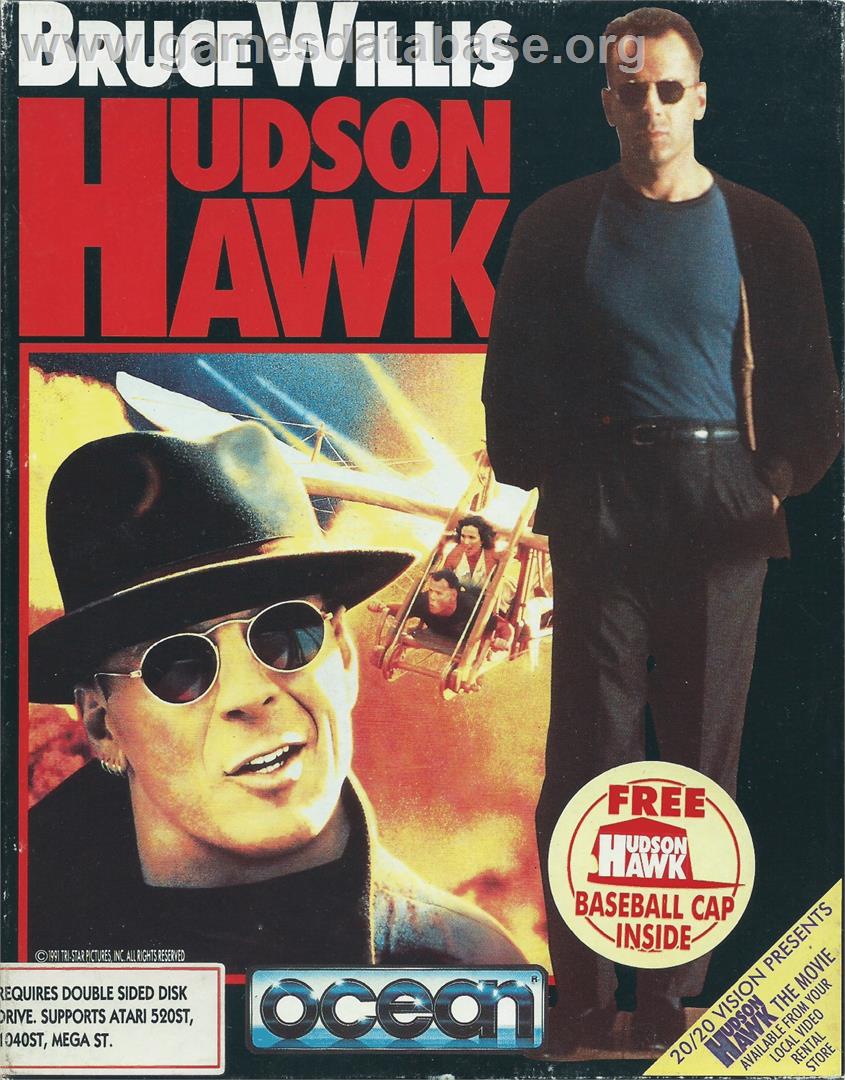 Hudson Hawk - Atari ST - Artwork - Box