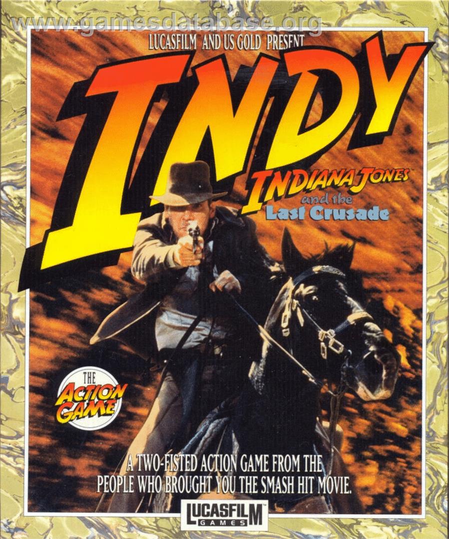 Indiana Jones And The Last Crusade - The Action Game - Atari ST - Artwork - Box