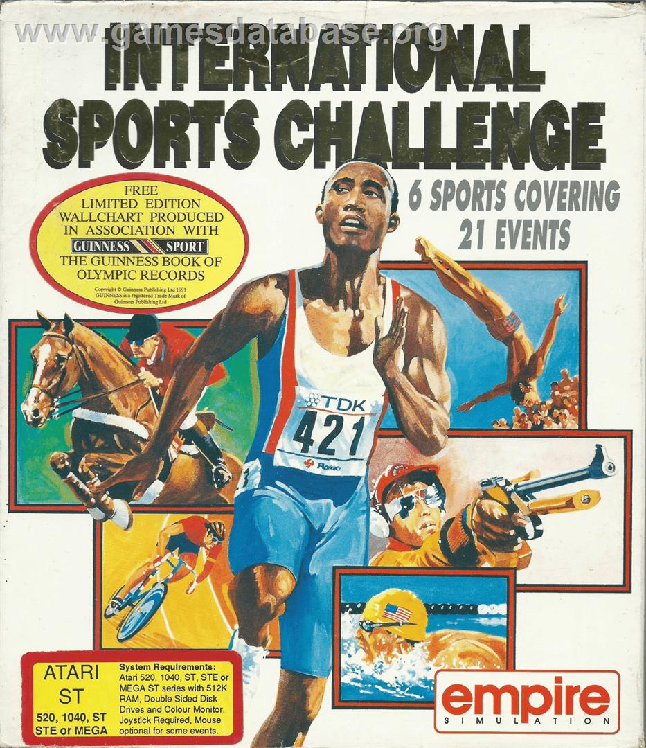 International Sports Challenge - Atari ST - Artwork - Box