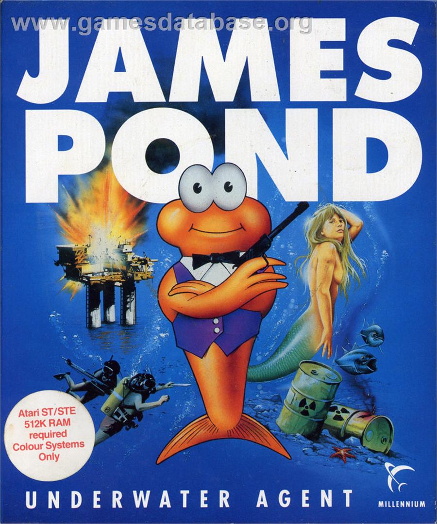 James Pond - Atari ST - Artwork - Box